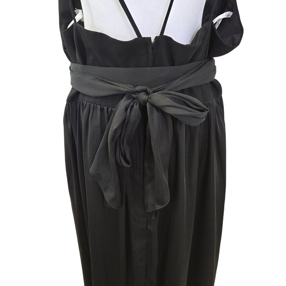 NWT DB Studio Celebrate Double Strap Mixed Media Formal Maxi Dress Size 24 - Picture 8 of 9